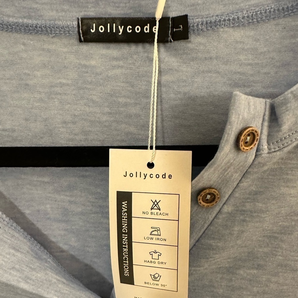 Jollycode V Neck T Shirt Large - Picture 3 of 8